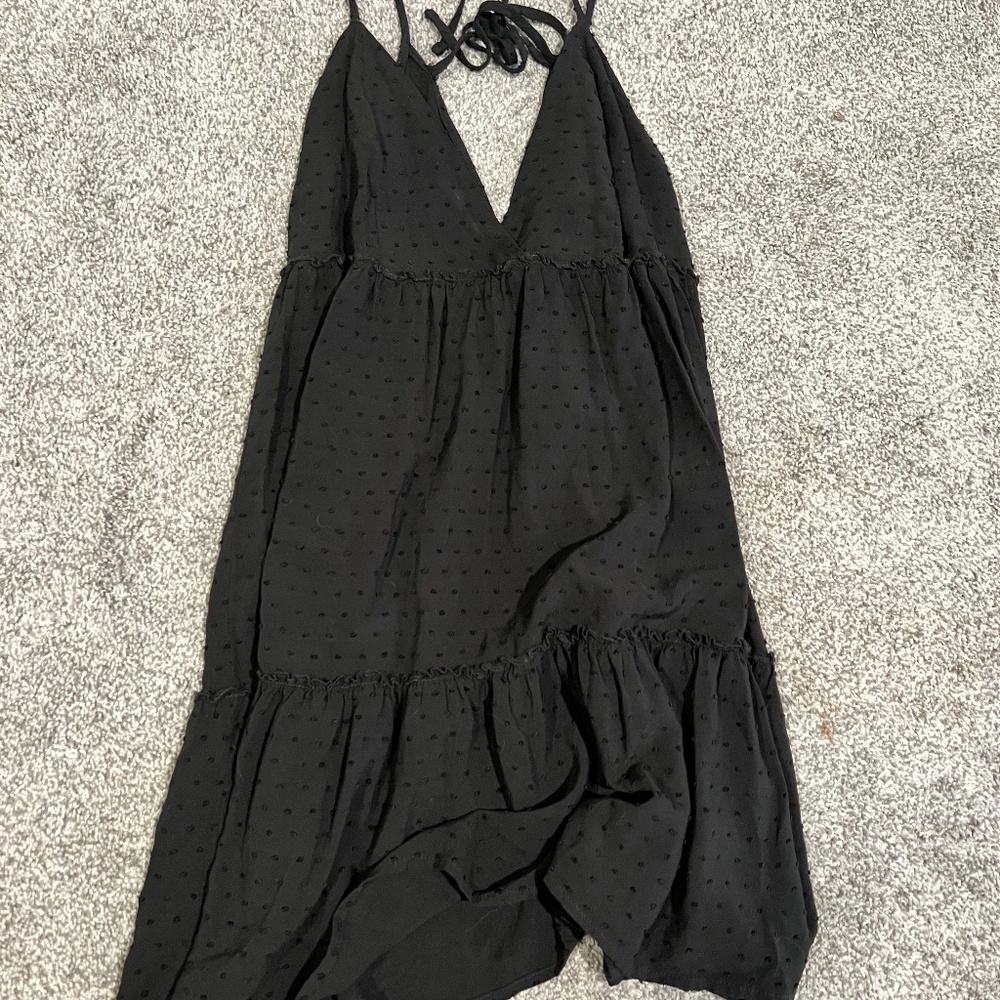 H&M black summer dress